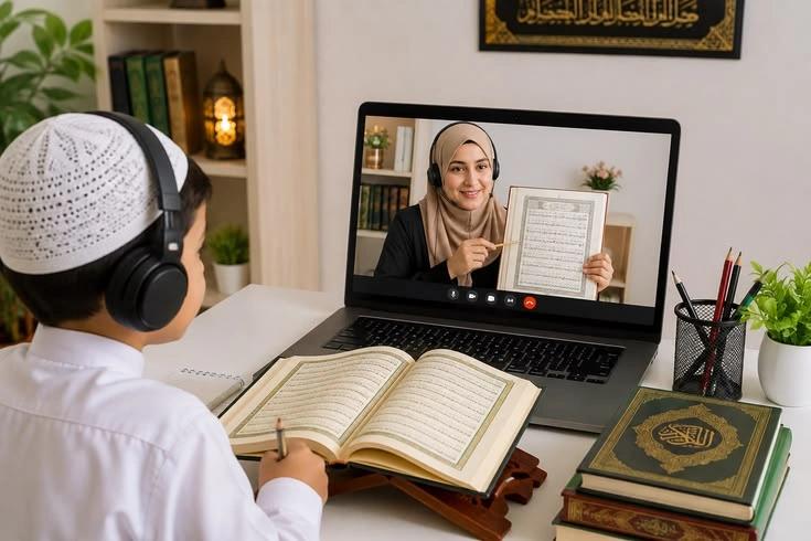 Open Quran for learning Tajweed